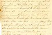 Handwritten letter from Sallie (Sarah J. Keller) to her sister, Clara Louise Keller, Page 1