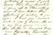 Handwritten 1862-04-18 letter from P. Benner Wilson to his sister, Mary E. D. Wilson, Page 1