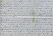 Handwritten letter from Ada (Adaline S. Keller) to her sister, Sallie (Sarah J. Keller), Page 1