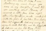 Letter from Peter J. Hoffman to S.J. Kern. Life events, courtships, accident at school.