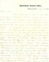 1865-02-06 Handwritten letter from Daniel S. Keller to his sister, Sallie (Sarah J. Keller)