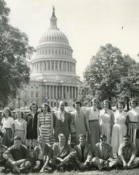  Summerville High School Class of 1952 trip to Washington D.C.