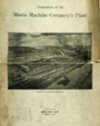 Description of the Mesta Machine Company's plant.