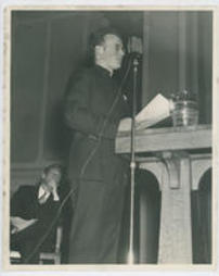 Monsignor Charles Owen Rice Debate with Clarence Hathaway Photograph 