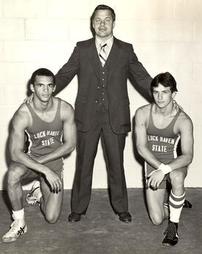 Mike Millward, coach Neil Turner and Ken Parsley