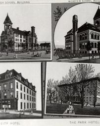 Collage of Williamsport buildings