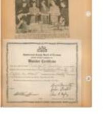 Roberta Beckley scrapbook - Republican clubs 1938-1939
