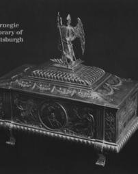 Silver gilt casket enclosing freedom of Dumfries, Scotland, 13th October, 1899