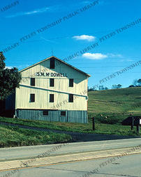 McDowell barn, 1972.