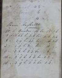 Memorandum Book 1826