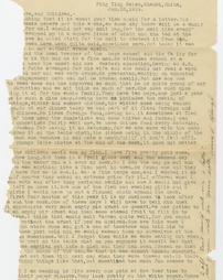 Anna V. Blough Letter to... and Children Jan. 23 1914