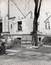 Construction of James V. Brown Library, April 30, 1906