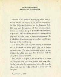 Milestone Subscriptions - 1927