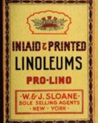 Inlaid and printed linoleums, pro-lino; Nairn's inlaid and printed linoleums, pro-lino