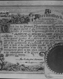 Burgess ticket of the Royal Burgh of Arbroath, Scotland, 13th September, 1915