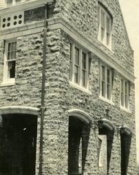 Theta Kappa Phi House, well matched Ordovician limestone