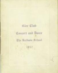 Glee Club Concert and Dance - 1917