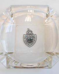 Glass Ashtray with Philadelphia College of Pharmacy and Science Seal