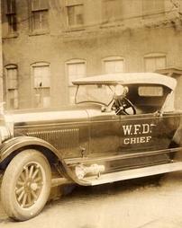 Fire Chief's car, 1926