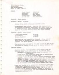 American Association of University Women - Johnstown Branch Minutes 1980 August - 1990 April