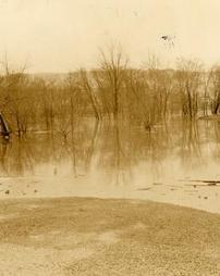 Memorial Park from Beeber Street and Memorial Avenue after 1936 flood