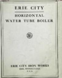 Erie City horizontal water-tube boiler