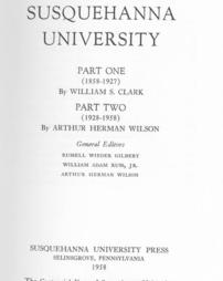 The Story of Susquehanna University Book