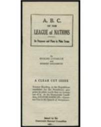 Woodrow Wilson and the League of Nations