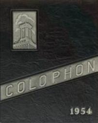 Colophon, Wyomissing High School, Wyomissing, PA (1954)