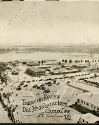 Troops on Review, Div. Headquarters, Camp Lee, Va.