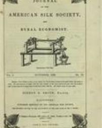 Journal of the American Silk Society and Rural Economist, November 1839