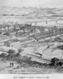 The Homestead Steel Works in 1886 