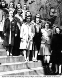 1941 May Queen and her court