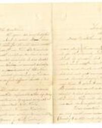 Letter from J.C. Koch to Samuel about school