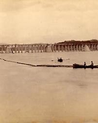 Pennsylvania Railroad Bridge after 1889 Flood