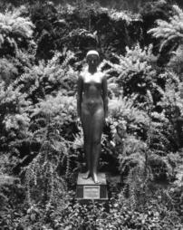 1936 Philadelphia Flower Show. Lawrence Tenney Stevens Sculpture in Widener Acacia Exhibit
