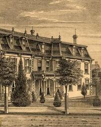 Home of Henry M. Otto, Lycoming and Centre Streets, c. 1875