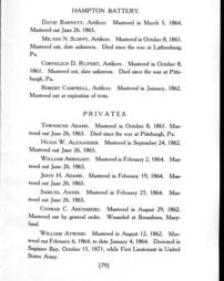 4720498_R-IBF_A_093; History of Hampton battery F, Independent Pennsylvania Light Artillery : organized at Pittsburgh, Pa., October 8, 1861, mustered out in Pittsburgh, June 26, 1865 / compiled by William Clark