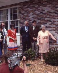 Unveiling of Meyersdale Public Library Cornerstone