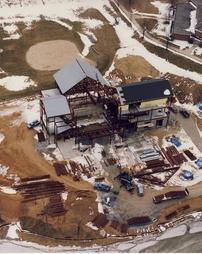 Aerial Photo of Leffler Chapel Construction