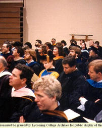 Lycoming College Faculty, Commencement 1987