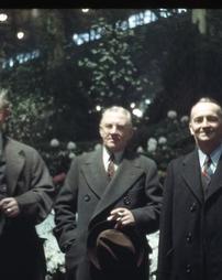 1942 Philadelphia Flower Show. Harold Graham, Fred. J. Michell, Jr. & Arthur Hauenstein