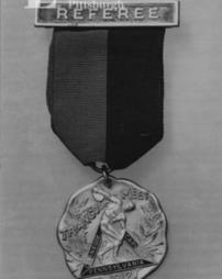 Medal, honorary referee at triangular meet, Carnegie, Carlisle and Pennsylvania, 11th May, 1912
