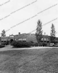 Peters Township High School, circa 1940.