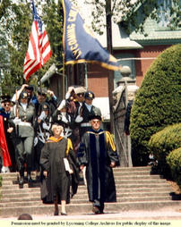 Ceremonial Opening of the Metzler Gates, Commencement 1995