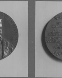 Medal, 1 silver, 1 bronze