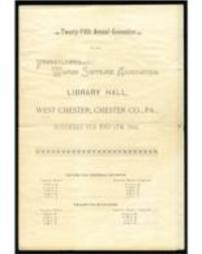 National and Pennsylvania Woman Suffrage Associations ephemera for Chester County