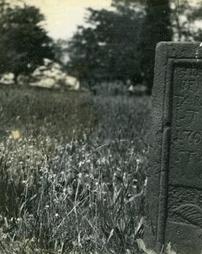 Brownstone tombstones