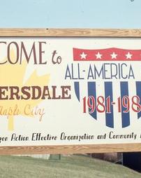 Welcome to Meyersdale All-America City Sign