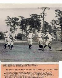 Christy Mathewson and Carl Hubbell during Spring Training